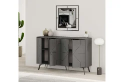 Gangbord|Avlastningsbord-Dune Konsollbord 123 cm Antracit
