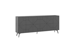 Gangbord|Avlastningsbord-Dune Konsollbord 183,8x77,4 cm Antrasitt Antracit