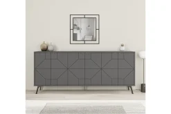 Gangbord|Avlastningsbord-Dune Konsollbord 183,8x77,4 cm Antrasitt Antracit