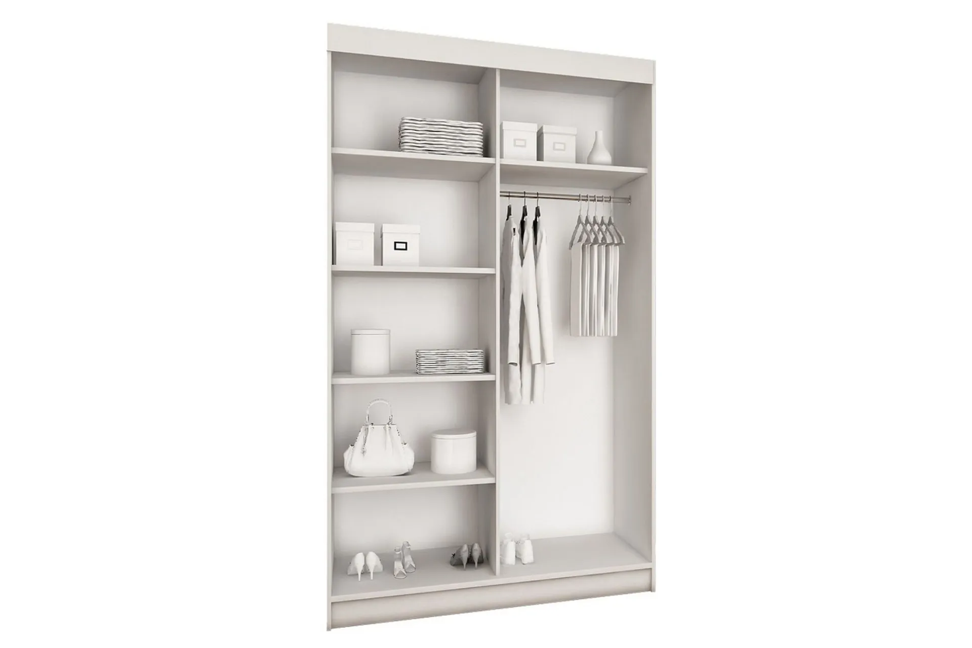 Garderober & Garderobesystem-Dunkra Garderobe med Speil LED-belysning Blå 100 cm Mørkt asketre