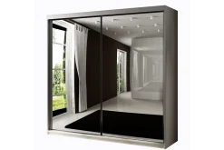 Dunkra Garderobeskap Med Speil 200x200 cm