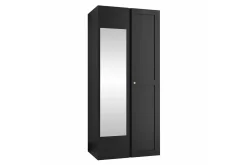 Garderober & Garderobesystem-Dunvegan Garderob m. Spegel Black Svart