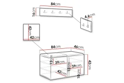 Oppbevaringsskap|Skap-Dunvegan Highboard Brun