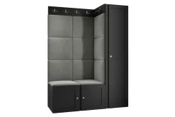 Oppbevaringsskap|Skap-Dunvegan Highboard Black Svart