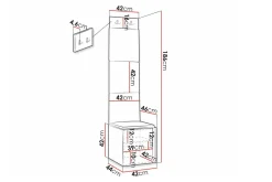 Oppbevaringsskap|Skap-Dunvegan Highboard Black Svart