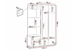 Dunvegan Highboard Black