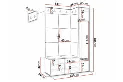 Dunvegan Highboard Black