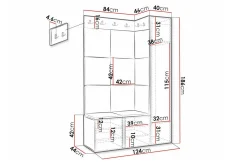 Dunvegan Highboard White