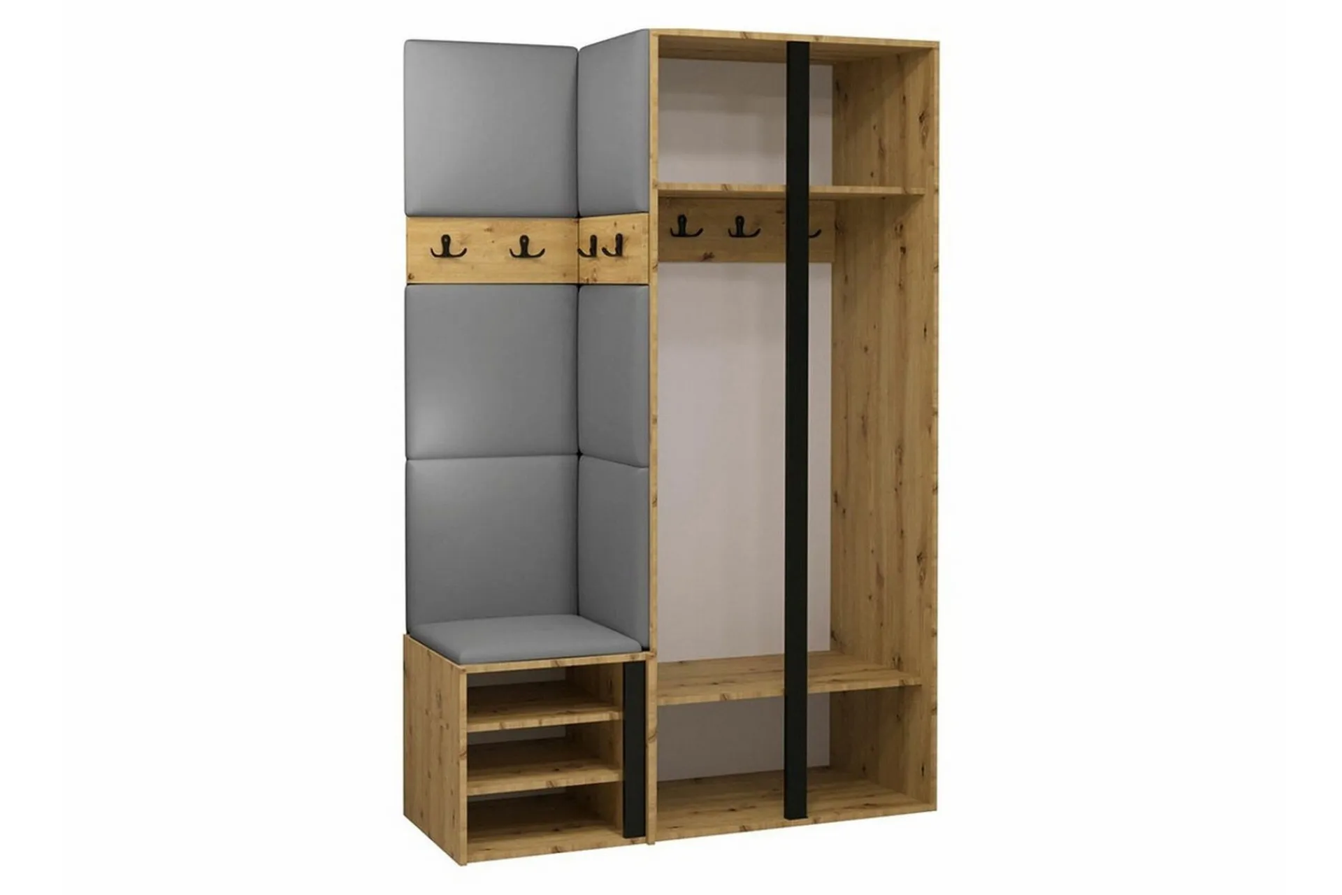 Oppbevaringsskap|Skap-Dunvegan Highboard White Hvit