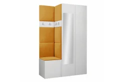 Oppbevaringsskap|Skap-Dunvegan Highboard White Hvit