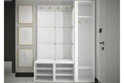 Oppbevaringsskap|Skap-Dunvegan Highboard White Hvit