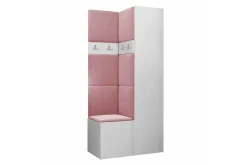 Oppbevaringsskap|Skap-Dunvegan Highboard White Hvit