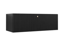 Tv-Benk & Mediabenk-Dunvegan Tv-skåp 100 cm Black Svart