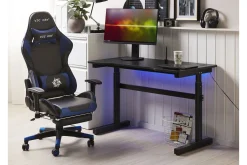 Kontorbord-Durbine Gamingbord 120x60 cm Rektangulært Svart