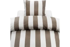 Dynetrekksett Enkeltseng 2-Delers Block stripe
