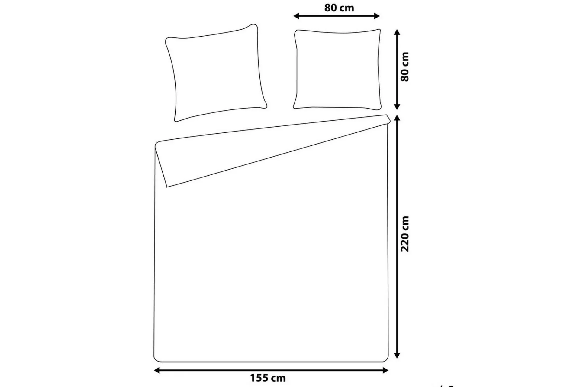 Dynetrekksett Larynhill 220x155 cm