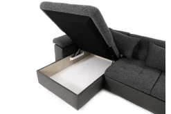 Majestic Furniture Dynir Hjørnesovesofa Divan med Oppbevaring Høyre