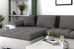 Majestic Furniture Dynir Hjørnesovesofa Divan med Oppbevaring Venstre