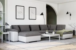 Majestic Furniture Dynir Hjørnesovesofa Divan med Oppbevaring Venstre