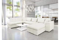 Majestic Furniture Dynir Sofa med Sjeselong og Divan 4-seter