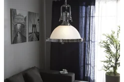 Kjøkkenlampe|Taklampe-Ebron Taklampe 38 cm Sølv