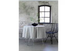 Duker & Løpere|Borddekorasjon & Bordpynt-Eden Bordduk Ø180 cm Offwhite