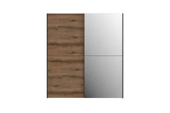 Garderober & Garderobesystem-Edessa Garderobe 62x171 cm Brun/Svart