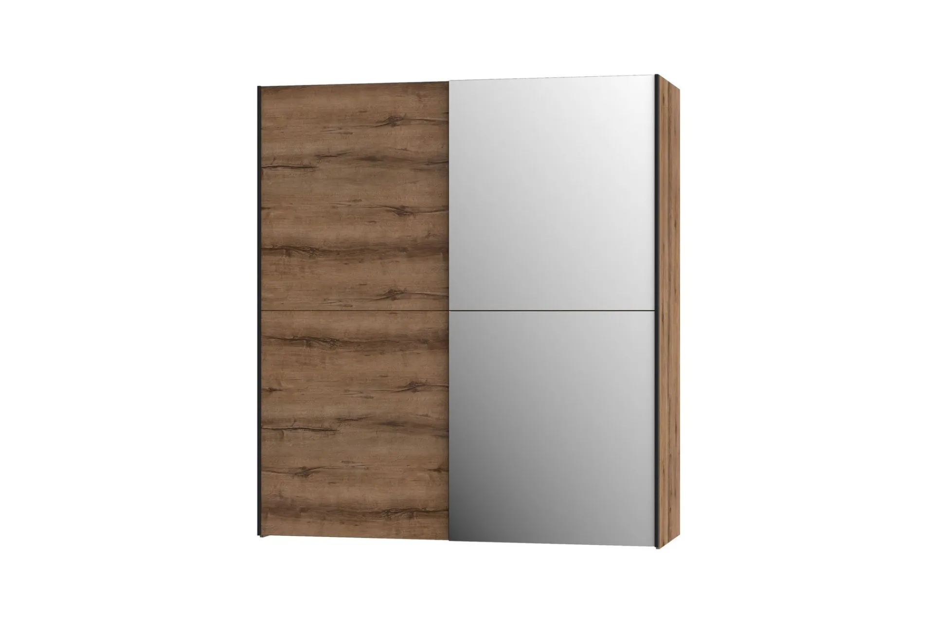 Garderober & Garderobesystem-Edessa Garderobe 62x171 cm Brun/Svart