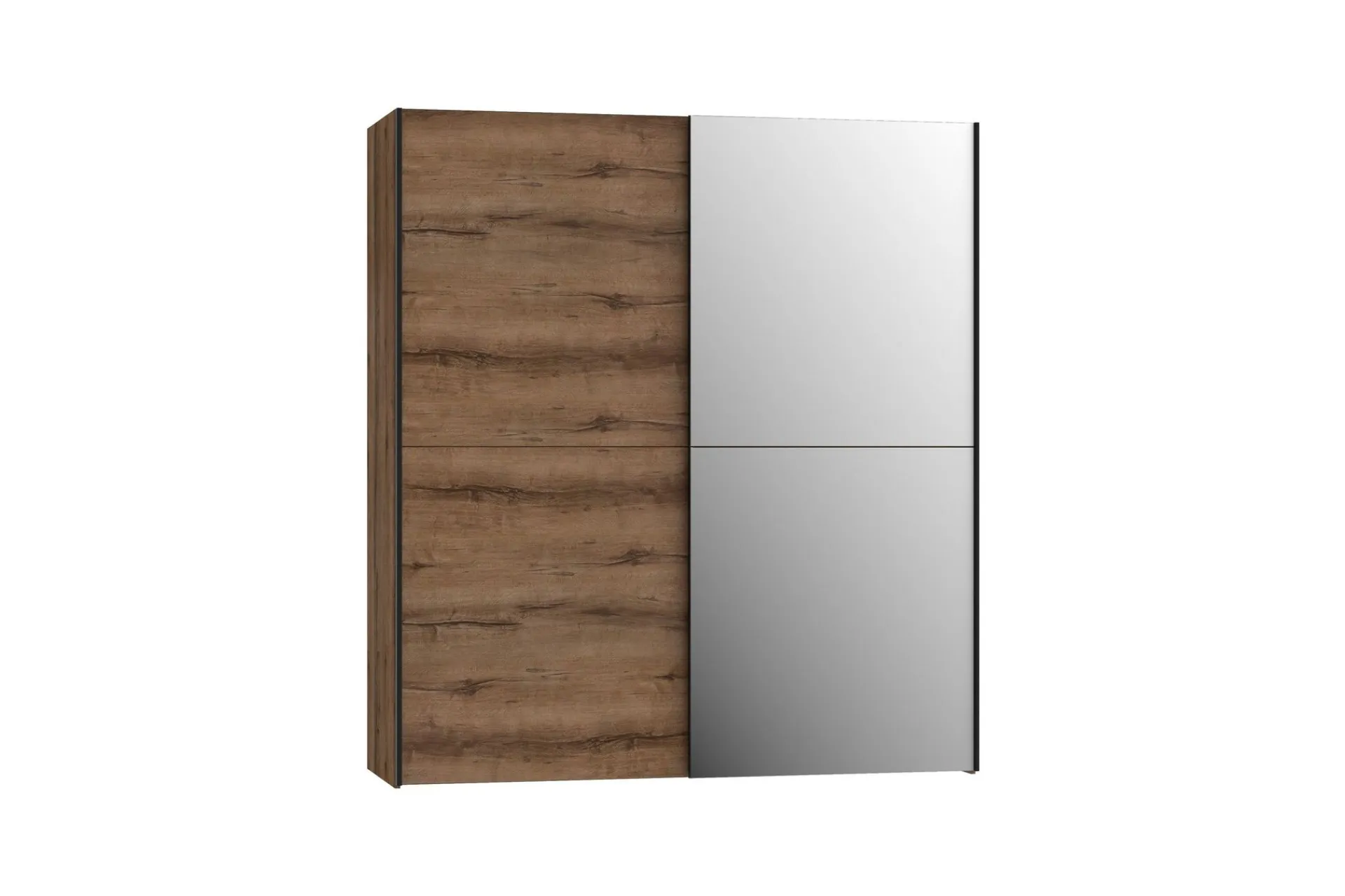 Garderober & Garderobesystem-Edessa Garderobe 62x171 cm Brun/Svart