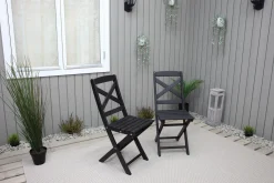 Lifestyle Garden Balkongstoler|Balkongmøbler-Edilma Klappstol Black