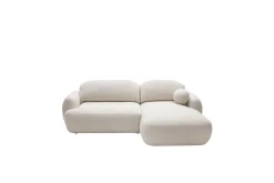 Sofa Med Sjeselong-Efrem Sofa med Sjeselong 3-seter Beige