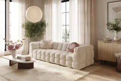 Andrarum 2 Seter Sofa|Sofa Med Sjeselong-Elise 4-seters Sofa Beige