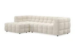Andrarum 2 Seter Sofa|Sofa Med Sjeselong-Elise 4-seters Sofa med Sjeselong Venstre Beige