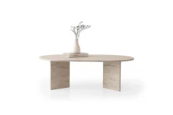 Sofabord-Elith Stuebord 128 cm Travertin