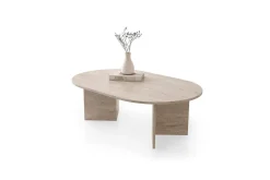 Sofabord-Elith Stuebord 128 cm Travertin