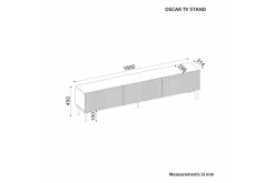 Tv-Benk & Mediabenk-Elith TV-benk 180 cm Eik