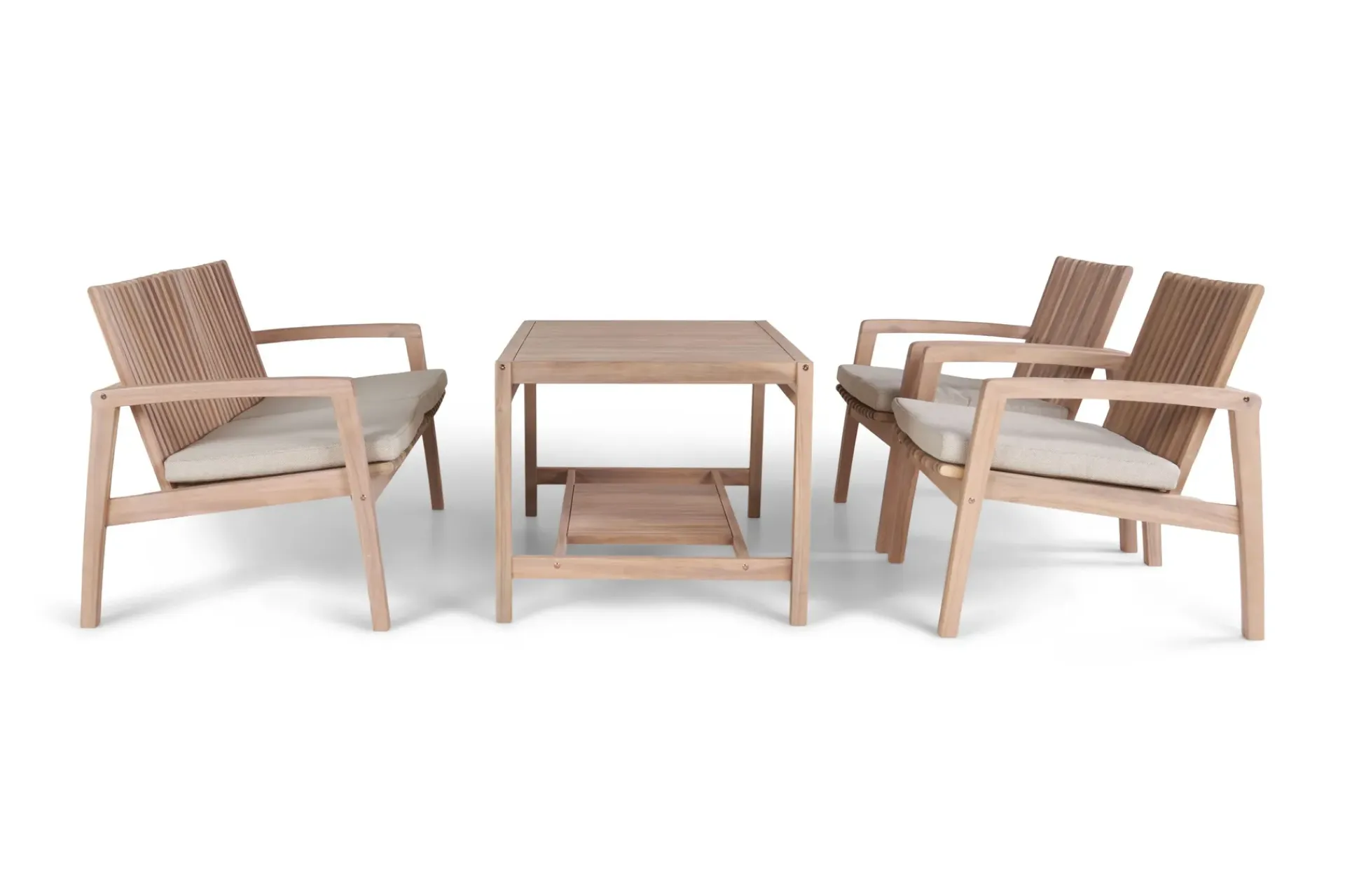 deNoord Veranda & Terrasse|Loungemøbler Salg-Elkest loungegruppe utendørs Beige