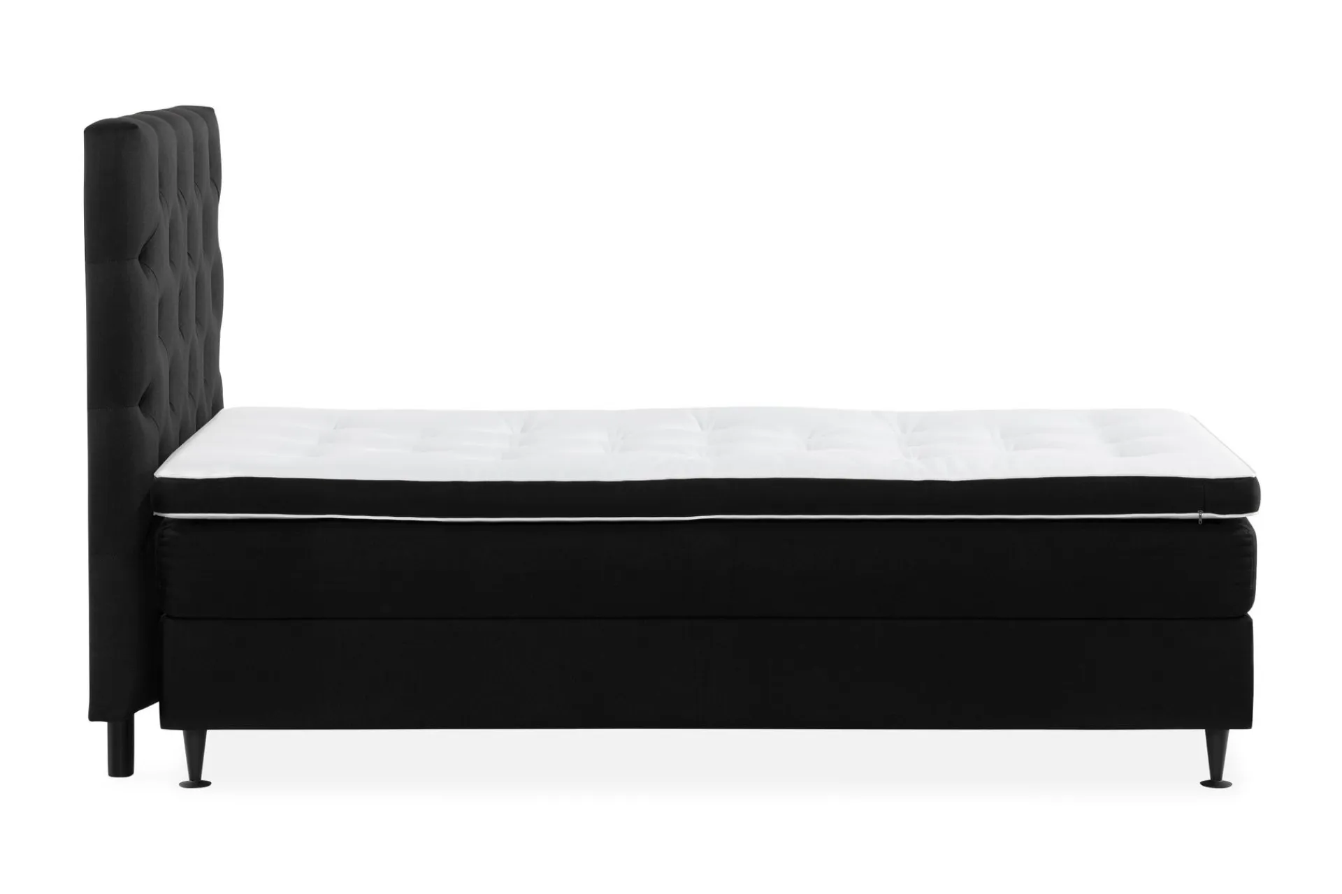 Kontinentalsenger|Komplett Sengepakke-Ella Sengepakke 90x200cm Svart