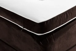 Kontinentalsenger|Komplett Sengepakke-Ella Sengepakke 160x200cm Dypheftet Sengegavl Brun