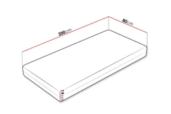 Ellinika Madrass 80x200 cm