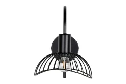 Venture Home Nattbordslampe-Elsa Vegglampe Dimbar LED Stor Svart