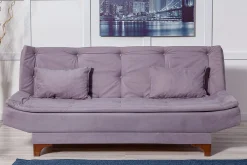 Velour Sofa & Fløyel Sofa-Elsis Sovesofa 3-seter Lilla