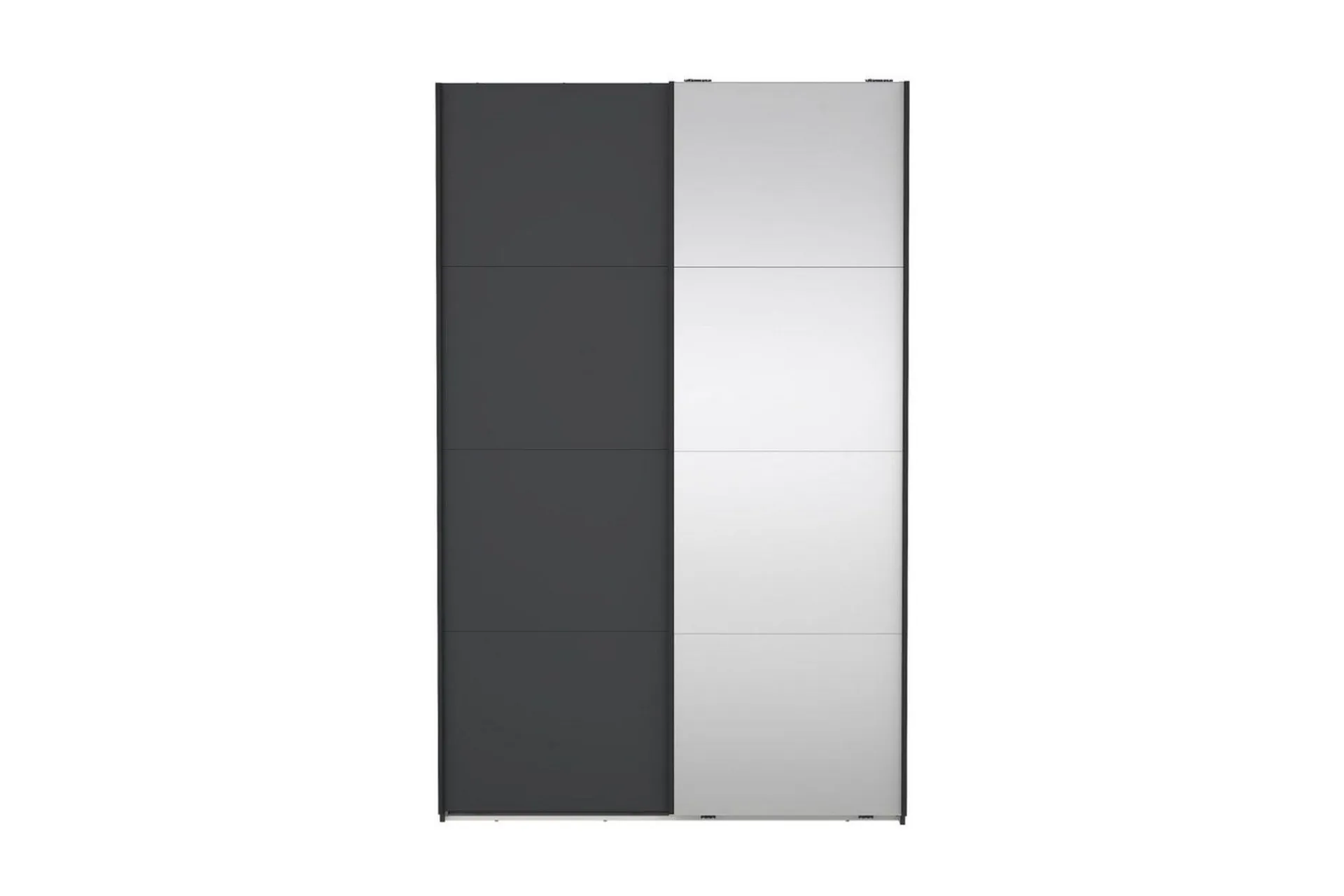 Tvilum Garderober & Garderobesystem-Elvos Garderobe med Speil 139x220 cm Svart
