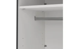 Tvilum Garderober & Garderobesystem-Elvos Garderobe med Speil 139x220 cm Svart