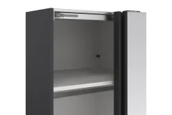 Tvilum Garderober & Garderobesystem-Elvos Garderobe med Speil 139x220 cm Svart