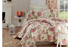 EnLora Home Sengeteppe Dobbelt 200x235+Laken+2 Putetrekk
