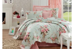 EnLora Home Sengeteppe Dobbelt 200x235+Laken+2 Putetrekk
