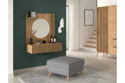 Sminkebord & Toalettbord-Entsian Sminkebord 85x40 cm Brun