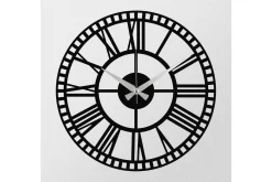 Veggklokke-Enzoclock - S004 Svart