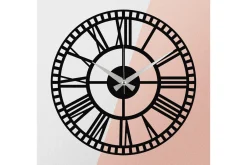 Veggklokke-Enzoclock - S004 Svart